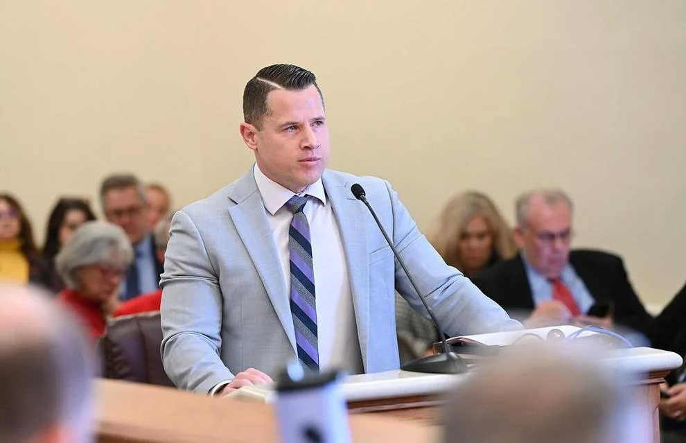 West Virginia Department of Human Services Secretary Alex Mayer testifies before state lawmakers in December. West Virginia Legislative Photography